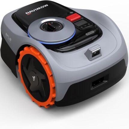 Navimow i105E Mähroboter ohne Begrenzungskabel 500 m², RTK+Vision Rasenmäher Roboter, KI Automatische Kartierung, Virtuelle Begrenzung, Mehrzonen-Management