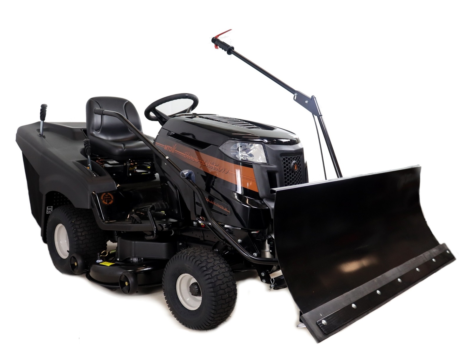 Rasentraktor 275/106 TWIN Hydrostat – Modell 2023 – Schneeschild 120 Plus ( Black Edition )