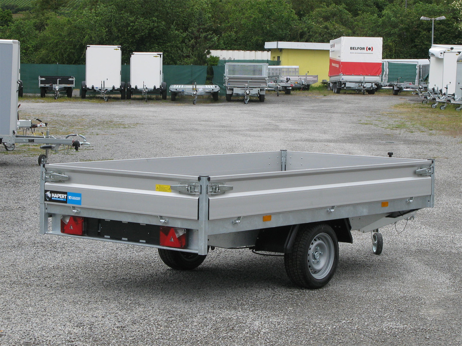 Hapert Azure H-1 – 1500 – 4050 x 1800 – niedriges Fahrwerk