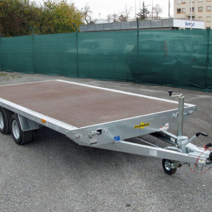 Humbaur Universal 3000 Seilwinde, Alu Bordwände 350 mm, Auffahrbohlen