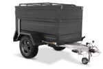Offroad Anhänger 1000kg schwarz KT-EB2 Plus mit Bordwanderhöhung