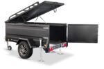 Offroad und Dachzelt Anhänger 1000kg schwarz KT-EB2