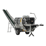 LUMAG SSA400G | Benzin-Sägespaltmaschine mit Fördenband
